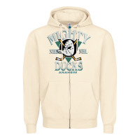 Sandshell vintage mighty sports ducks Zipper Hoodie - linhVisuals