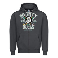 Smoke vintage mighty sports ducks Zipper Hoodie - linhVisuals