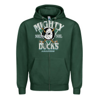 Sports Green vintage mighty sports ducks Zipper Hoodie - linhVisuals