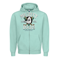 Seafoam vintage mighty sports ducks Zipper Hoodie - linhVisuals