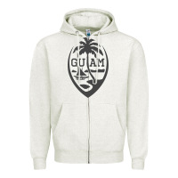 Oatmeal Heather guam seal guam flag usa guamanian chamorro gifts pullover hoodie Zipper Hoodie - linhVisuals