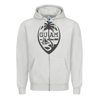 Dove Grey guam seal guam flag usa guamanian chamorro gifts pullover hoodie Zipper Hoodie - linhVisuals