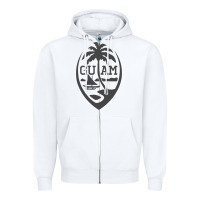 White guam seal guam flag usa guamanian chamorro gifts pullover hoodie Zipper Hoodie - linhVisuals