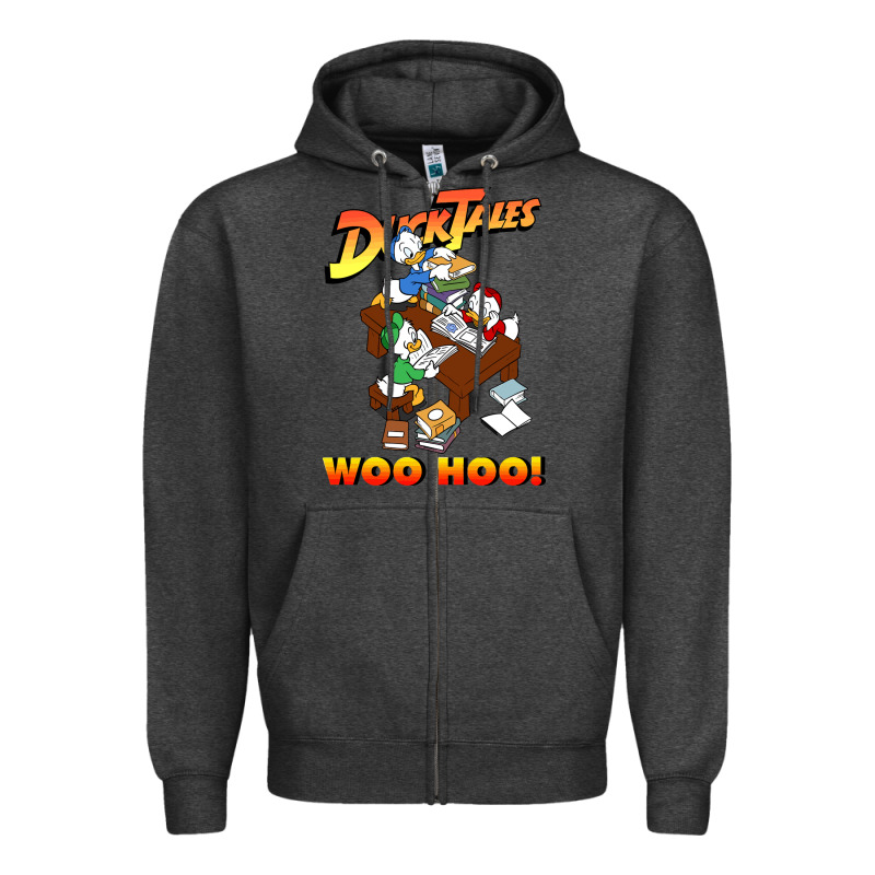 Woo Hoo Duck Tales Art Gift For Fans Zipper Hoodie by linhVisuals | Teevron