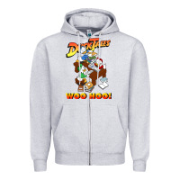 Heather Grey woo hoo duck tales art gift for fans Zipper Hoodie - linhVisuals