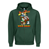 Sports Green woo hoo duck tales art gift for fans Zipper Hoodie - linhVisuals