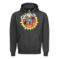 Charcoal Heather goofy's candy company Zipper Hoodie - linhVisuals
