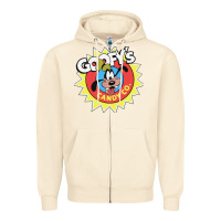 Sandshell goofy's candy company Zipper Hoodie - linhVisuals