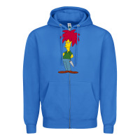 True Royal simpson Zipper Hoodie - linhVisuals