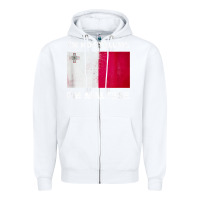 White i'm not yelling i'm maltese shirt  malta flag t shirt Zipper Hoodie - linhVisuals