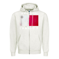Oatmeal Heather i'm not yelling i'm maltese shirt  malta flag t shirt Zipper Hoodie - linhVisuals