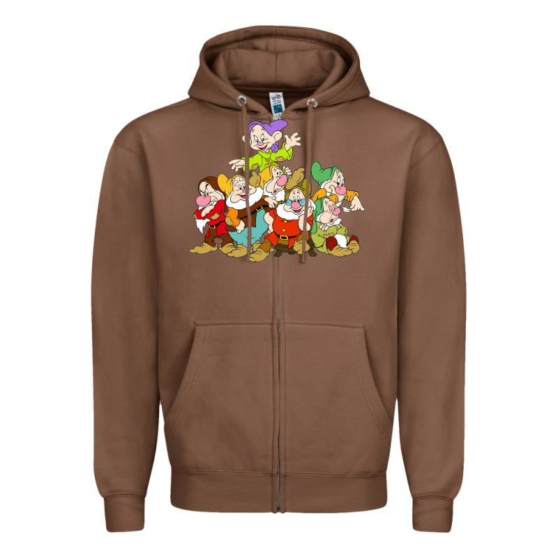 Grumpy Dopey Dwarf Zipper Hoodie by linhVisuals | Teevron
