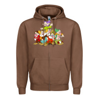 Chestnut grumpy dopey dwarf Zipper Hoodie - linhVisuals