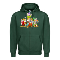 Sports Green grumpy dopey dwarf Zipper Hoodie - linhVisuals