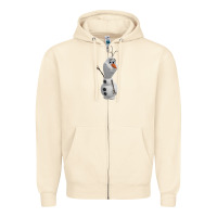 Sandshell olaf Zipper Hoodie - linhVisuals