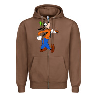 Chestnut goofy Zipper Hoodie - linhVisuals