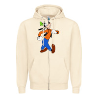 Sandshell goofy Zipper Hoodie - linhVisuals