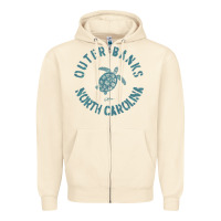 Sandshell jcombs outer banks, nc, sea turtle hoodie Zipper Hoodie - linhVisuals