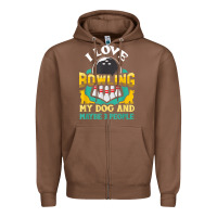 Chestnut bowling shirt funny dog lover quote bowler gift t shirt Zipper Hoodie - linhVisuals