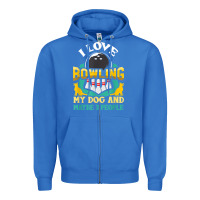 True Royal bowling shirt funny dog lover quote bowler gift t shirt Zipper Hoodie - linhVisuals