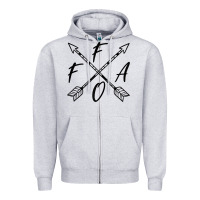 Heather Grey fafo f around and find out funny vintage sarcastic boho chic tank top Zipper Hoodie - linhVisuals