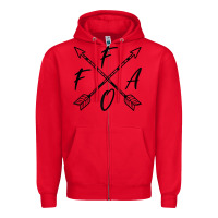 Red fafo f around and find out funny vintage sarcastic boho chic tank top Zipper Hoodie - linhVisuals