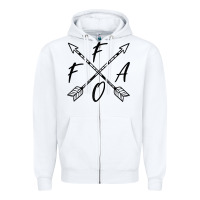 White fafo f around and find out funny vintage sarcastic boho chic tank top Zipper Hoodie - linhVisuals