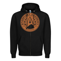 Black star fleet academy dropout stars trekie trek geek Zipper Hoodie - linhVisuals