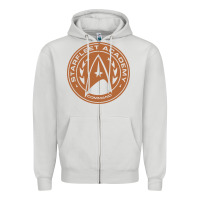 Dove Grey star fleet academy dropout stars trekie trek geek Zipper Hoodie - linhVisuals