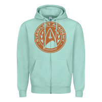 Seafoam star fleet academy dropout stars trekie trek geek Zipper Hoodie - linhVisuals