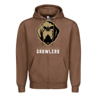 Chestnut #newfoundland growlers Zipper Hoodie - linhVisuals