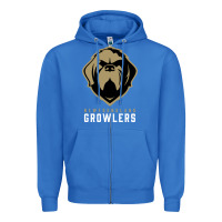 True Royal #newfoundland growlers Zipper Hoodie - linhVisuals