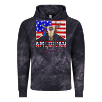 Cloud Black American junkie Vintage Hoodie - CowhideDigitalArt