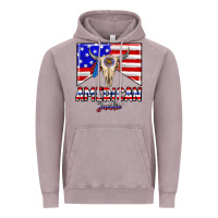 Vintage Zinc American junkie Vintage Hoodie - CowhideDigitalArt