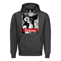 Charcoal Heather character gizmo classic Zipper Hoodie - linhVisuals