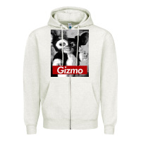 Oatmeal Heather character gizmo classic Zipper Hoodie - linhVisuals
