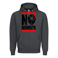 Smoke no requests dj turntable vinyl record Zipper Hoodie - linhVisuals