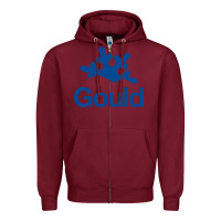 Burgundy gould academy Zipper Hoodie - linhVisuals