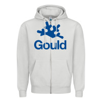 Dove Grey gould academy Zipper Hoodie - linhVisuals