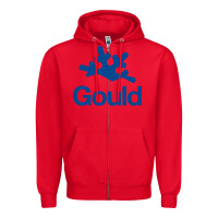 Red gould academy Zipper Hoodie - linhVisuals