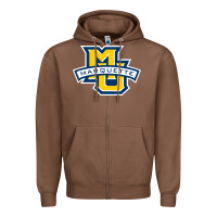 Chestnut marquette Zipper Hoodie - linhVisuals