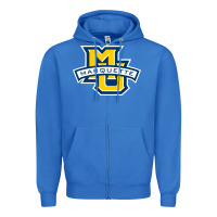 True Royal marquette Zipper Hoodie - linhVisuals