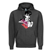 Charcoal Heather josuke very bizarre Zipper Hoodie - linhVisuals