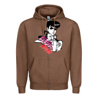 Chestnut josuke very bizarre Zipper Hoodie - linhVisuals