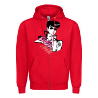 Red josuke very bizarre Zipper Hoodie - linhVisuals