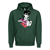 Sports Green josuke very bizarre Zipper Hoodie - linhVisuals