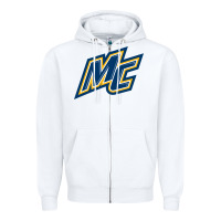 White merrimack warriors Zipper Hoodie - linhVisuals