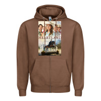 Chestnut heartland for men and women Zipper Hoodie - linhVisuals