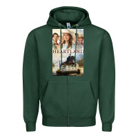 Sports Green heartland for men and women Zipper Hoodie - linhVisuals