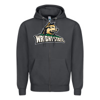 Smoke wright state Zipper Hoodie - linhVisuals